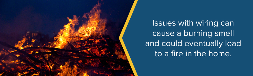 burning smell could lead to home fire